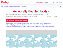 Tablet Screenshot of alimentos-transgenicos.meetup.com