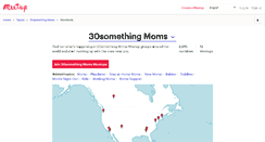 Desktop Screenshot of 30something-moms.meetup.com