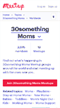 Mobile Screenshot of 30something-moms.meetup.com