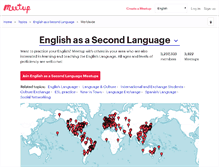 Tablet Screenshot of anglais-deuxieme-langue.meetup.com