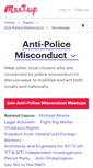 Mobile Screenshot of antipolicemisconduct.meetup.com