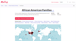 Desktop Screenshot of african-american-families.meetup.com