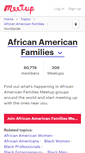 Mobile Screenshot of african-american-families.meetup.com