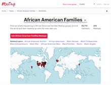 Tablet Screenshot of african-american-families.meetup.com