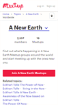Mobile Screenshot of a-new-earth.meetup.com