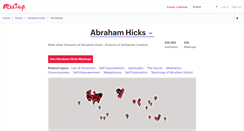 Desktop Screenshot of abrahamhicks.meetup.com