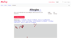Desktop Screenshot of allergies.meetup.com