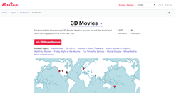 Desktop Screenshot of 3d-movies.meetup.com