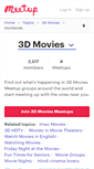 Mobile Screenshot of 3d-movies.meetup.com