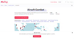 Desktop Screenshot of airsoft-combat.meetup.com
