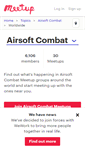 Mobile Screenshot of airsoft-combat.meetup.com