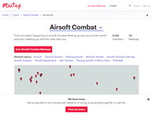 Tablet Screenshot of airsoft-combat.meetup.com