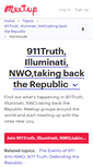 Mobile Screenshot of 911truth-illuminati-nwo-taking-back-the-republic.meetup.com