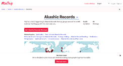Desktop Screenshot of akashic-records.meetup.com