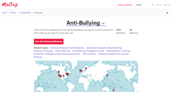 Desktop Screenshot of anti-bullying.meetup.com