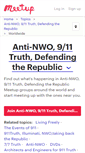 Mobile Screenshot of anti-nwo-9-11-truth-defending-the-republic.meetup.com