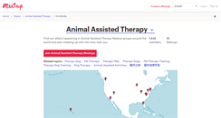Desktop Screenshot of animal-assisted-therapy.meetup.com