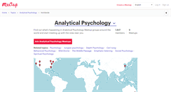 Desktop Screenshot of analytical-psychology.meetup.com
