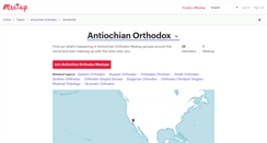 Desktop Screenshot of antiochian-orthodox.meetup.com