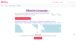 Desktop Screenshot of albanian.meetup.com